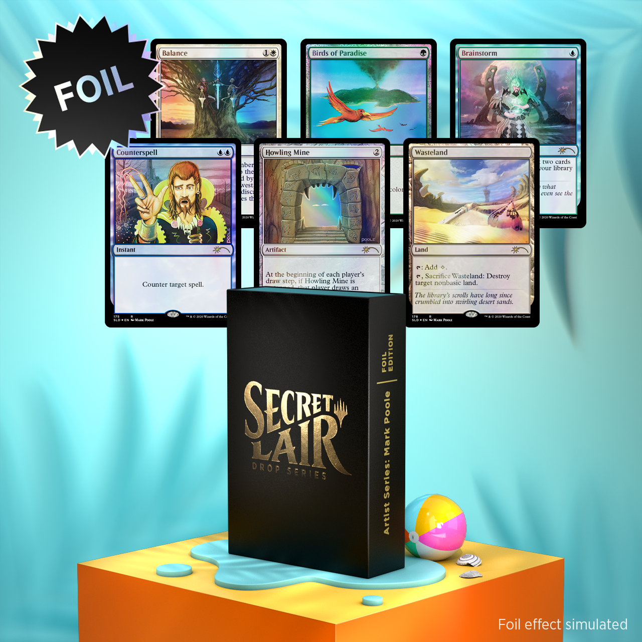 secret-lair-artist-series-mark-poole-foil-edition-bazaar-of-baghdad
